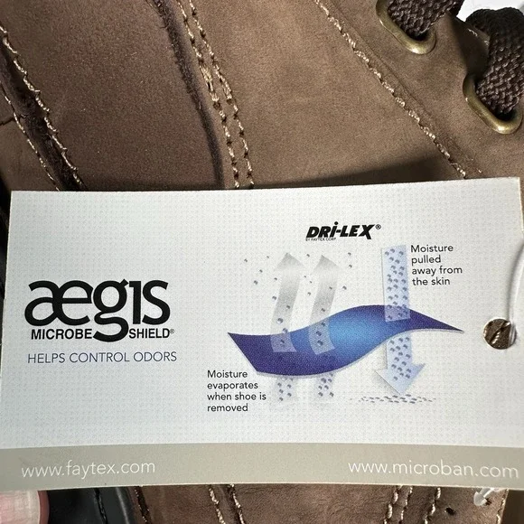 Drew Toledo Shoes 40895-65 Mens 9 4W Wide Brown Leather Dri-Lex Lace Up Casual - Picture 10 of 11